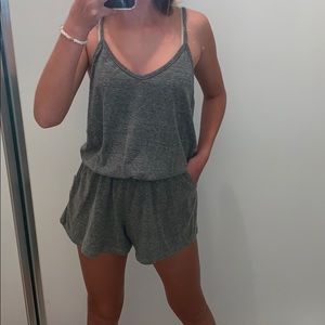 Gray Brandy Melville Romper